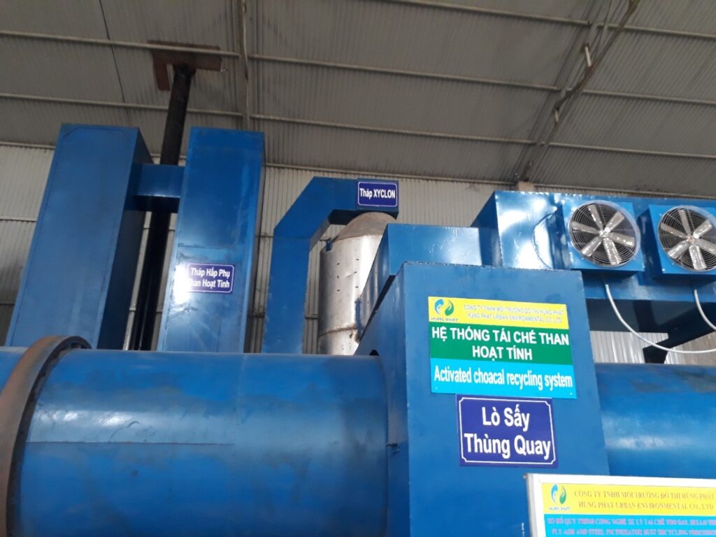 Lò xử lý, thu hồi kẽm - đồng - thiếc