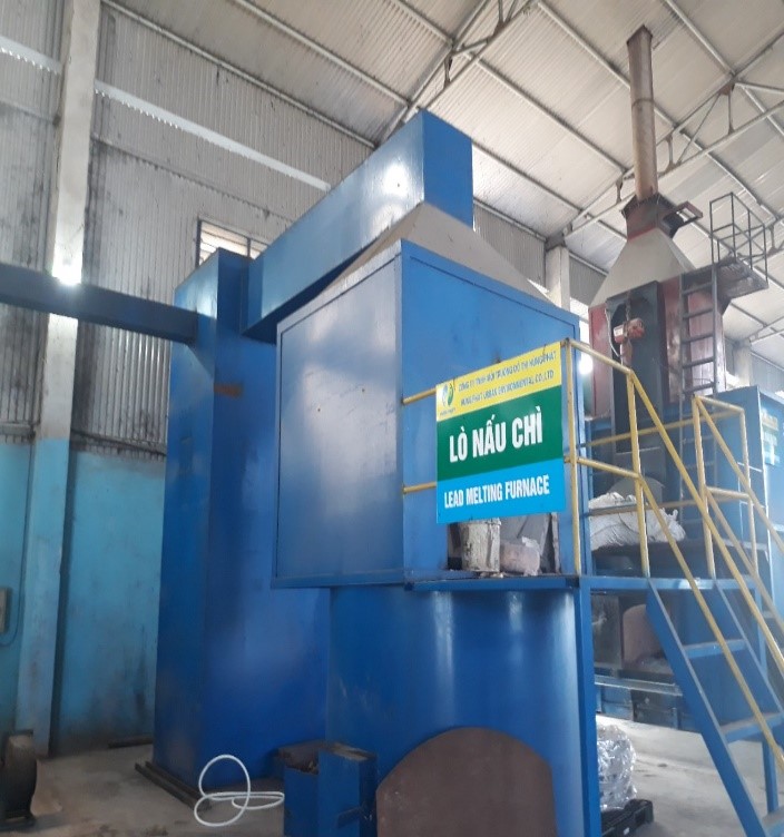 Lò xử lý, thu hồi chì